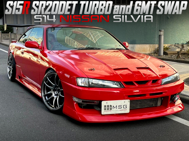 S15R SR20DET and 6MT swapped S14 late-model SILVIA.