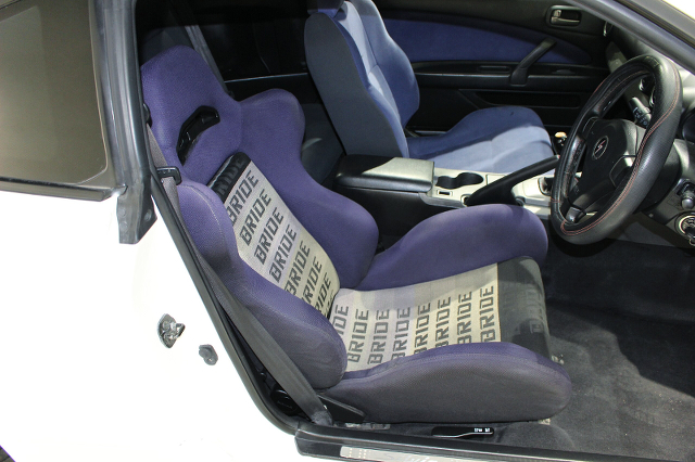 Interior seats of SEQUENTIAL BLACK ILLUSION WIDEBODY S15 SILVIA SPEC-R.
