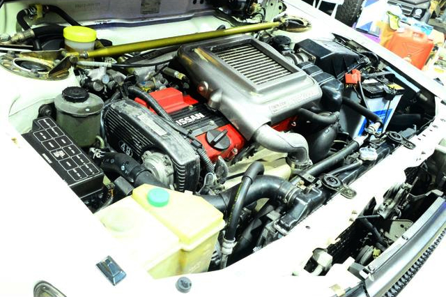 CA18DET-R turbo engine.