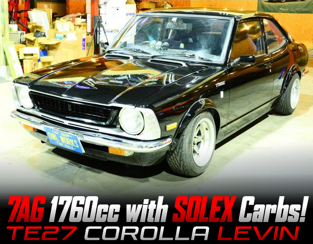 7AG 1760cc With SOLEX Carbs, in TE27 COROLLA LEVIN.