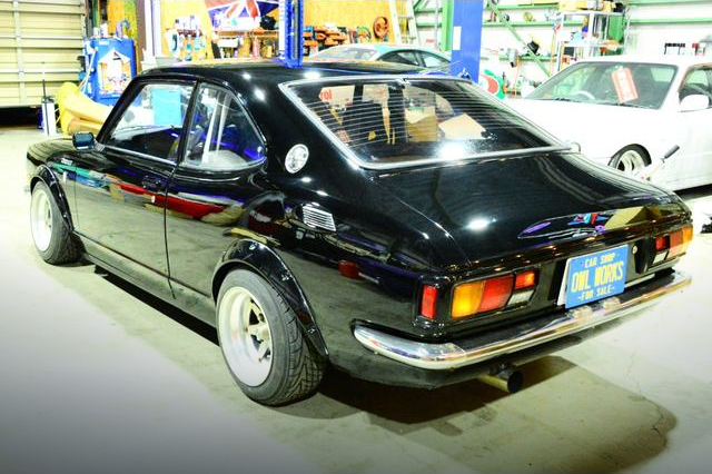 Rear exterior of 7AG TE27 COROLLA LEVIN.