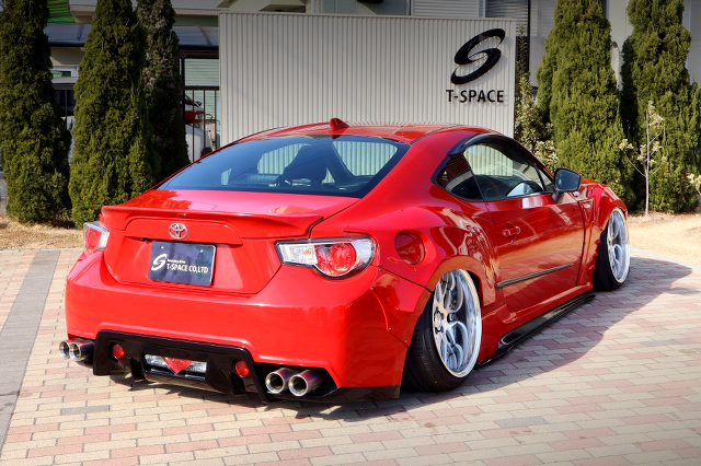Rear exterior of ZN6 TOYOTA 86 GT Widebody.