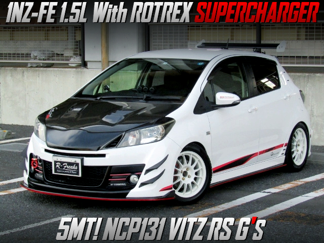 ROTREX supercharged NCP131 VITZ RS Gs.