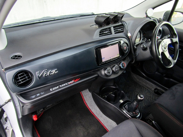 Dashboard of NCP131 VITZ RS Gs Supercharger.