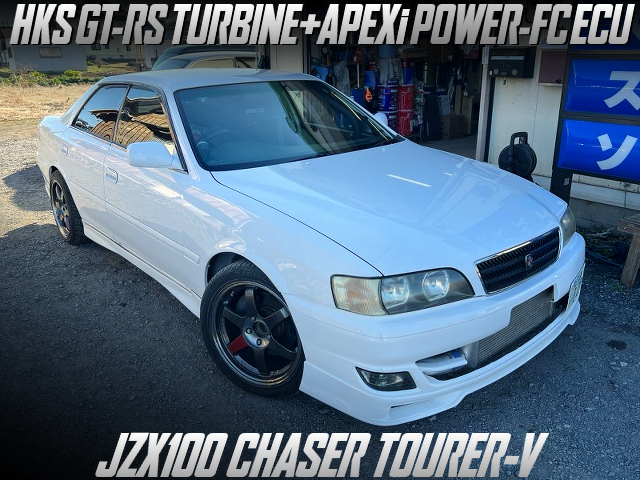 HKS GT-RS turbo and POWER-FC ECU modified JZX100 CHASER TOURER-V.