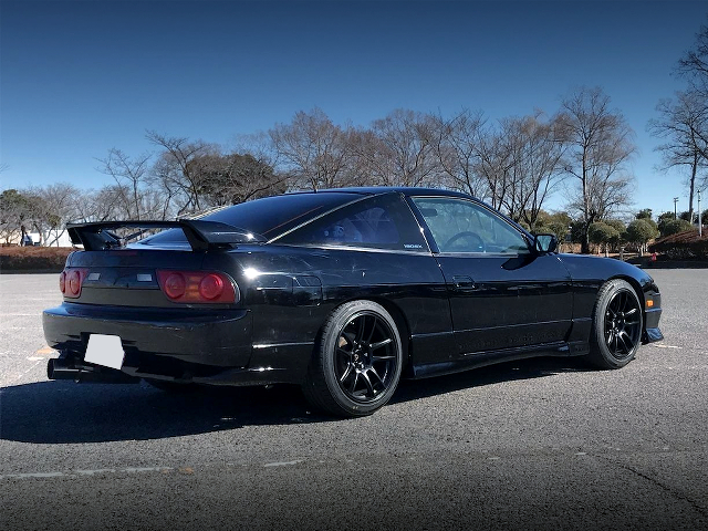 Rear exterior of RPS13 180SX TYPE-S.