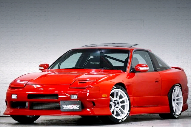 Front exterior of 180SX type-R.