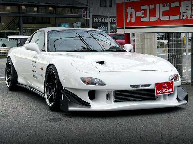 Front exterior of WIDEBODY FD3S RX-7 TYPE RB BATHURST X.