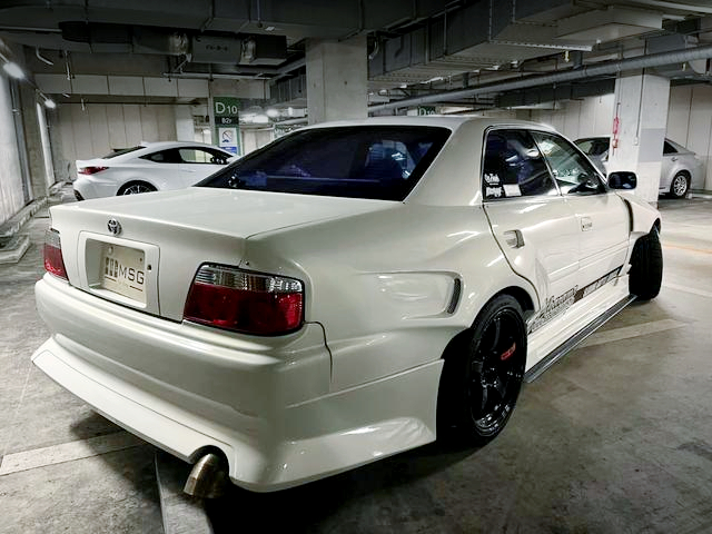 Rear exterior of Promode SS WIDEBODY JZX100 CHASER.