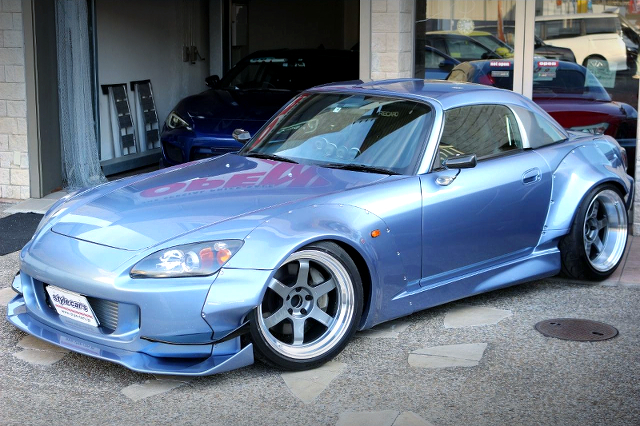 Front exterior of M and M HONDA HYPER WIDEBODY AP1 S2000.