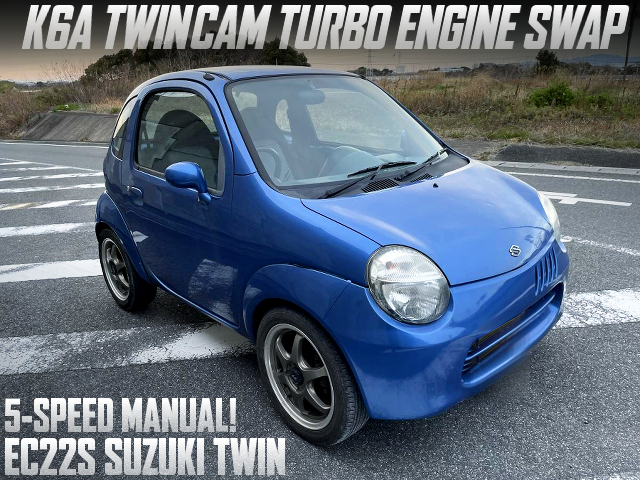 K6A twin cam turbo swap and 5MT in SUZUKI TWIN.