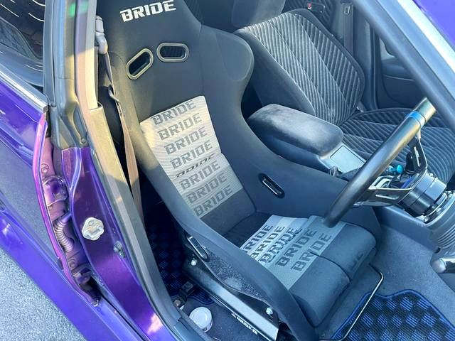 BRIDE full bucket seat of WIDEBODY purple JZX100 CHASER.