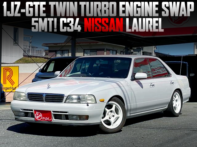 1JZ-GTE twin turbo swapped C34 LAUREL.