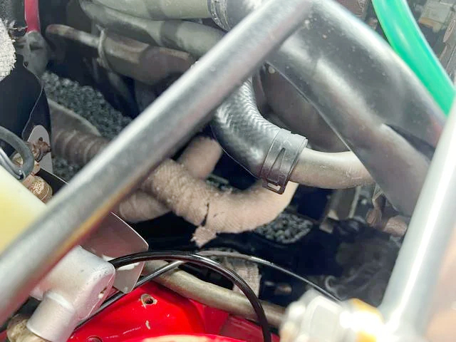 Exhaust manifold on 13B naturally aspirated engine.