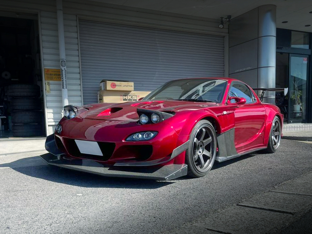 Front left-side exterior of TCP-MAGIC WIDEBODY FD3S RX-7.