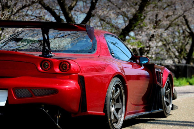 Rear tail light of TCP-MAGIC WIDEBODY FD3S RX-7.
