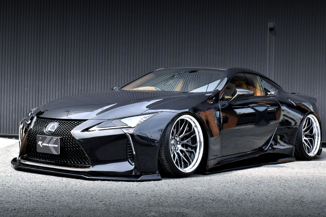 Front exterior of KUHL LCR-RSW WIDEBODY URZ100 LEXUS LC500 S-PACKAGE.