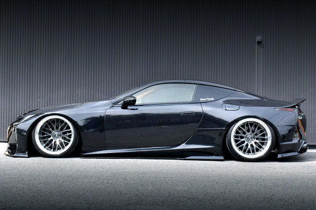 Side exterior of KUHL LCR-RSW WIDEBODY URZ100 LEXUS LC500 S-PACKAGE.