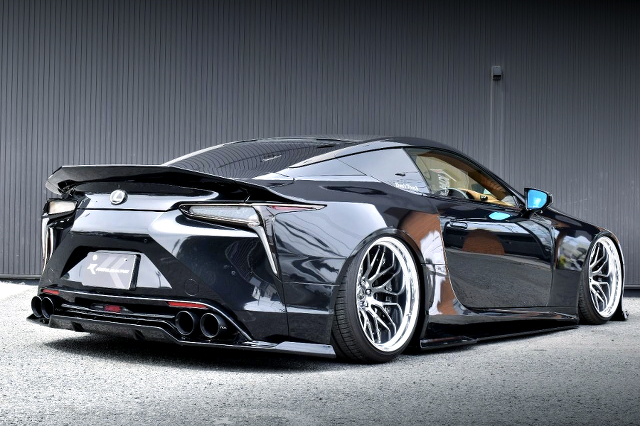 Rear exterior of KUHL LCR-RSW WIDEBODY URZ100 LEXUS LC500 S-PACKAGE.