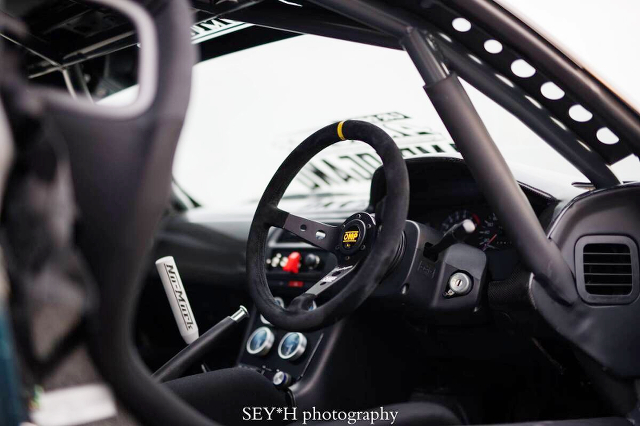 Driver-side interior of STATIC S14 ZENKI Ks.