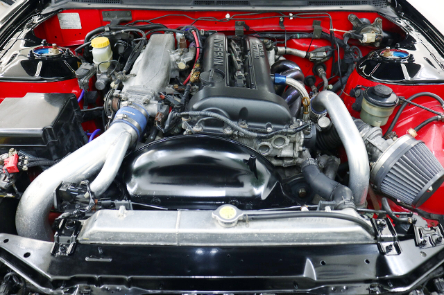 SR20DET turbo engine of CERTEX WIDEBODY S15 SILVIA SPEC-R.