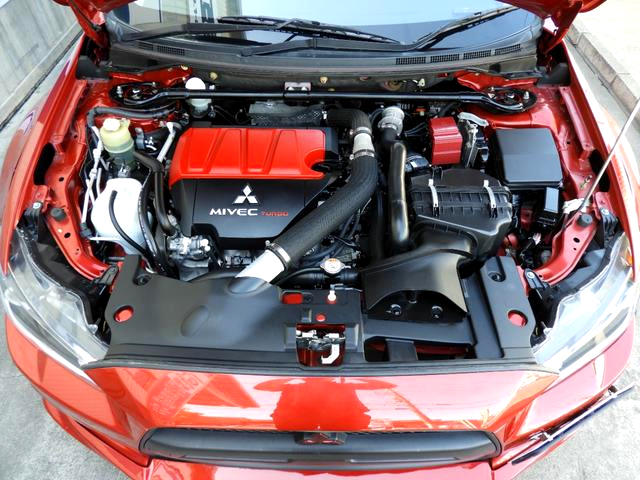 4B11 turbo engine of KevMannz Full WIDEBODY CZ4A LANCER EVOLUTION X GSR.