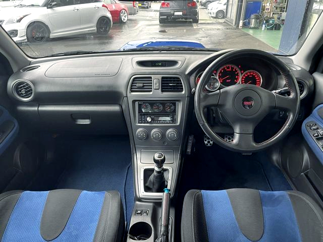 Interior of Battle Aero WIDEBODY GDB HAWKEYE WRX STI.