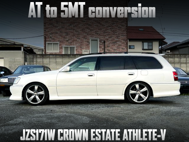 JZS171W CROWN ESTATE ATHLETE-V with AT to 5MT conversion.