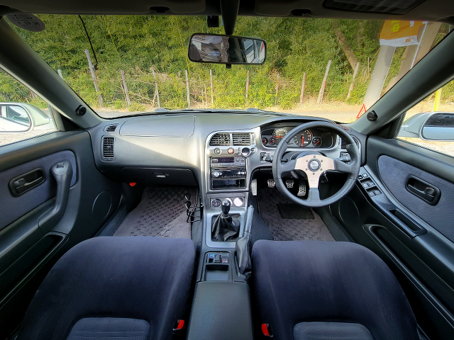 Interior of R33 SKYLINE GT-R SEDAN AUTECH VERSION 40th ANNIVERSARY.