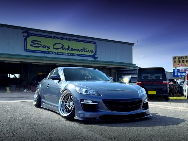 Front exterior of STANCE SE3P RX-8 TYPE-RS.