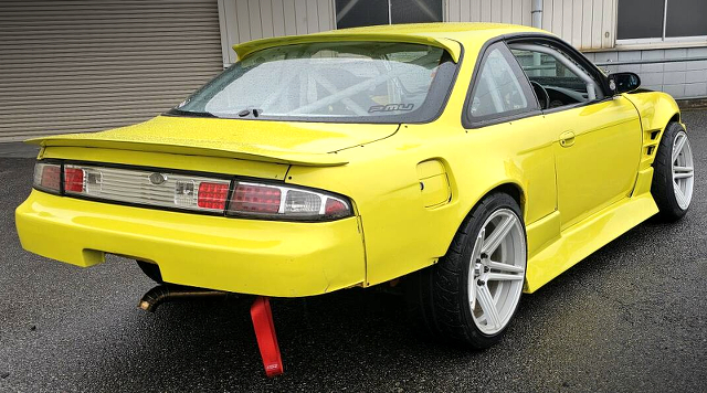 Rear exterior of S14 late-model SILVIA.