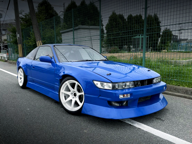Front exterior of S13 SILEIGHTY with WIDEBODY.