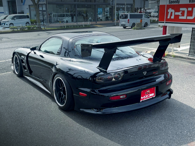 Rear exterior of WIDEBODY FD3S RX-7 TYPE-RB.