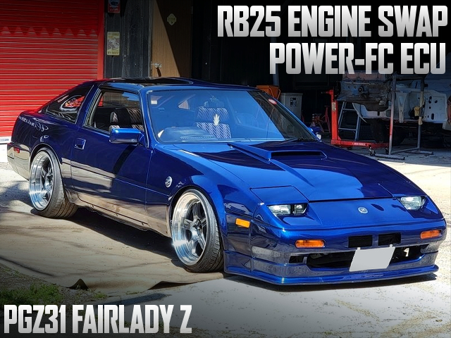 PGZ31 FAIRLADY Z with RB25 engine swap and POWER-FC ecu.