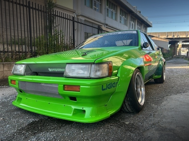 Front exterior of AE86 COROLLA LEVIN.
