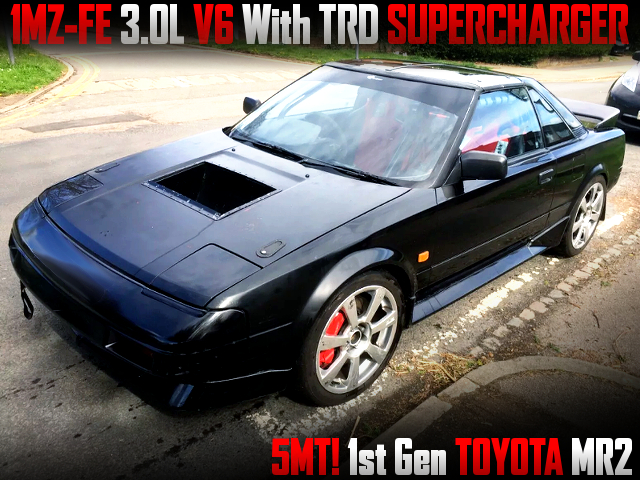 1MZ-FE 3.0L V6 With TRD SUPERCHARGER into the 5MT 1st Gen TOYOTA MR2.