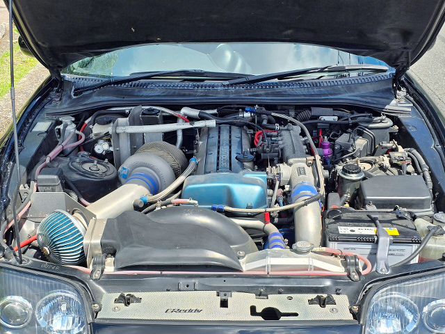 2JZ-GTE 3.1L stroker and T88-33D single turbo.