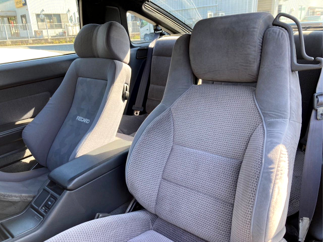Interior seats of A70 SUPRA with 2JZ single turbo.