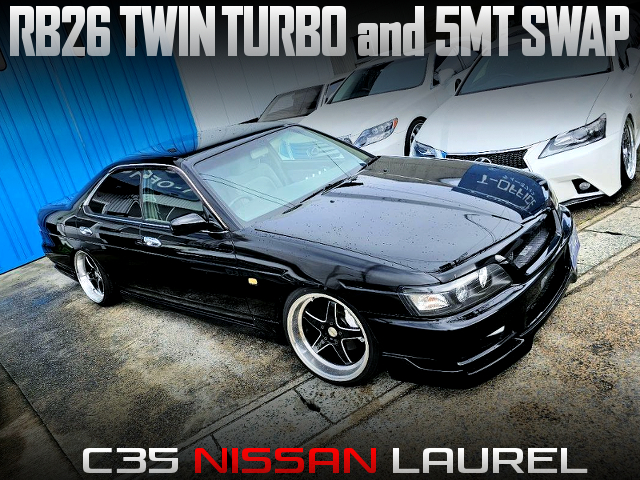RB26 twin turbo and 5MT swapped C35 LAUREL.
