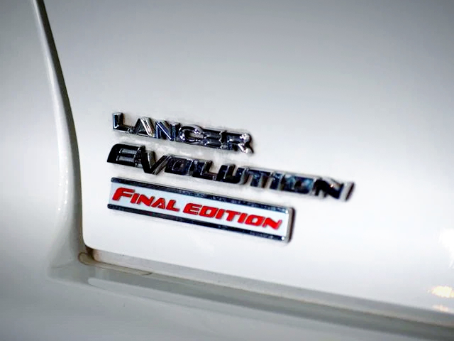 LANCER EVOLUTION FINAL EDITION emblem.