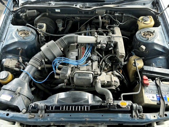 1G-FE 2000cc engine of GX81 CHASER AVANTE engine room.
