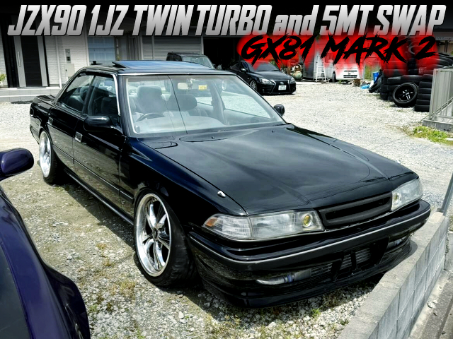 JZX90 1JZ twin turbo and 5MT swapped GX81 MARK 2.