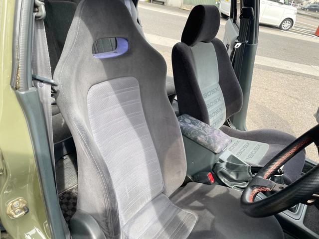 Interior seats of HKS30 NISSAN CREW with SR20DET turbo.