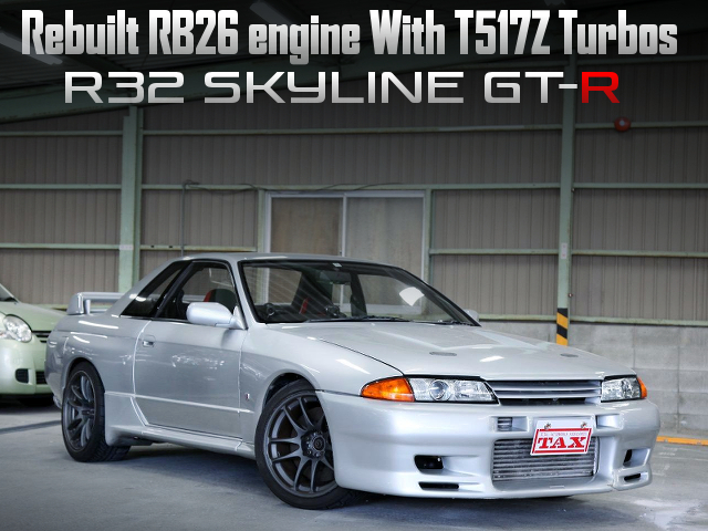 Rebuilt RB26 engine With T517Z Turbos in the R32 skyline GT-R.