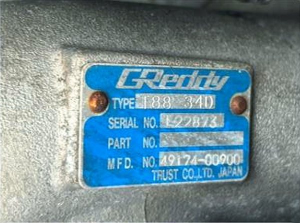 GREDDY T88-34D turbo.
