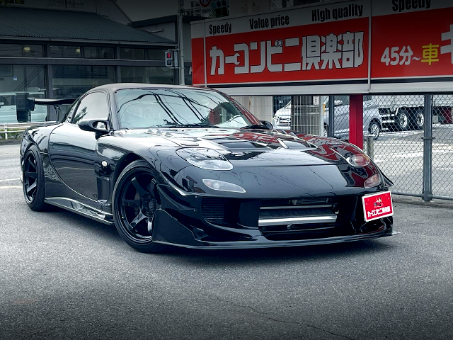 Front exterior of R-MAGIC WIDEBODY FD3S RX-7 TYPE-R2.