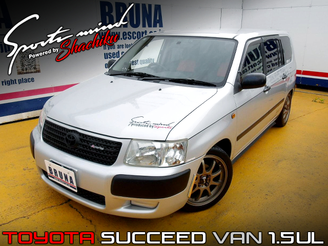 TOYOTA SUCCEED VAN 1.5UL with sports mind produced by Shachiku.
