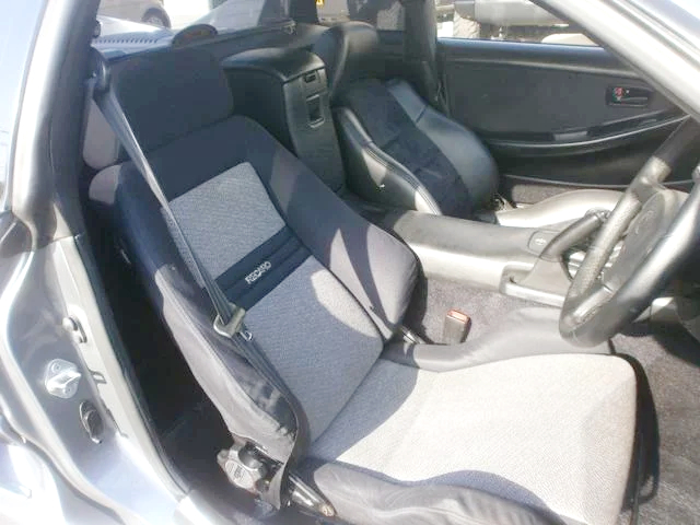 Interior seats of SW20 MR2 GT-S.