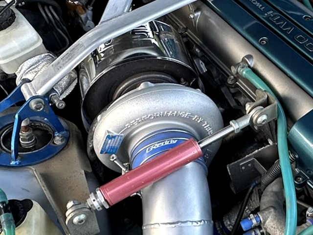 GREDDY turbocharger on 2JZ-GTE.