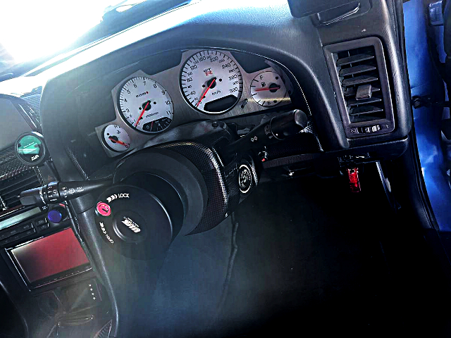 ER34 skyline speed cluster.